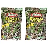 Hoffman Ready to Use Bonsai Soil Potting Mix to Provide Proper Support, Moisture, and Drainage, 2qt Bag, 2 Pack