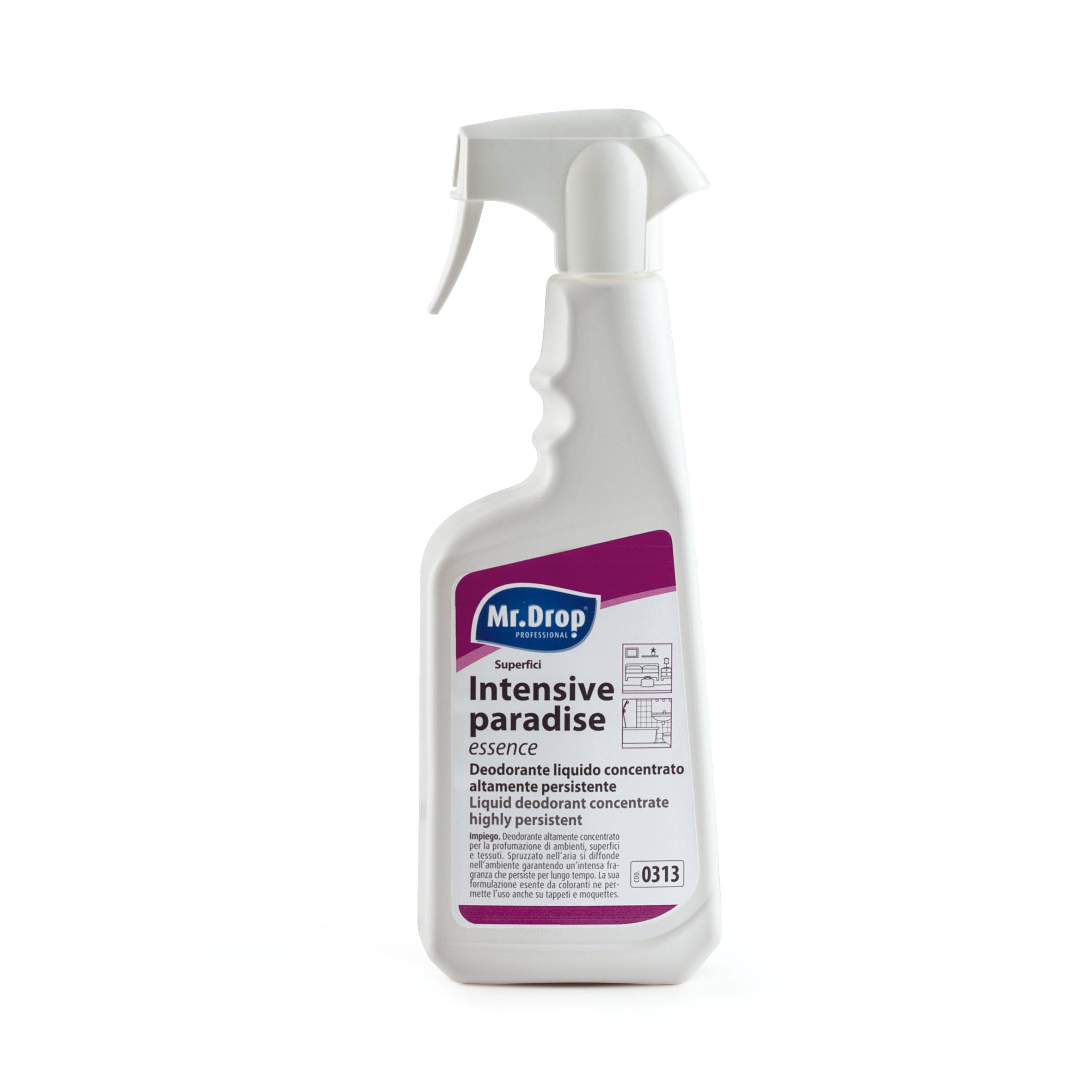 Mr.Drop® - INTENSIVE PARADISE ESSENCE deodorante liquido concentrato altamente persistente - 6 flaconi da 750 ml