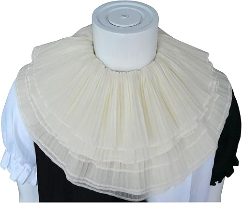 Miniatura 3 de Pañuelo de gasa con volantes y cuello de payaso, accesorio de cosplay