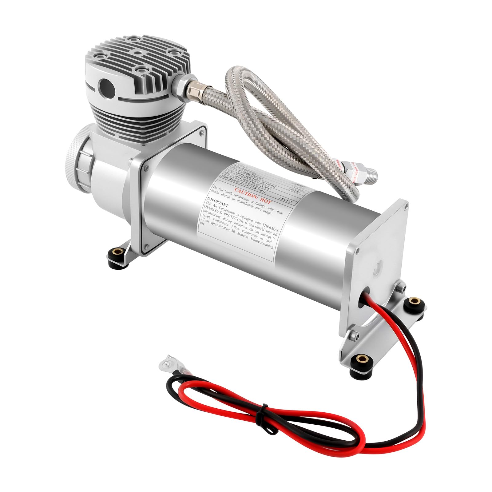 Compresor de suspensión neumática portátil de alto voltaje compresor de aire compresor de aire 200PSI 12V para bocina de coche sistemas de suspensión neumática