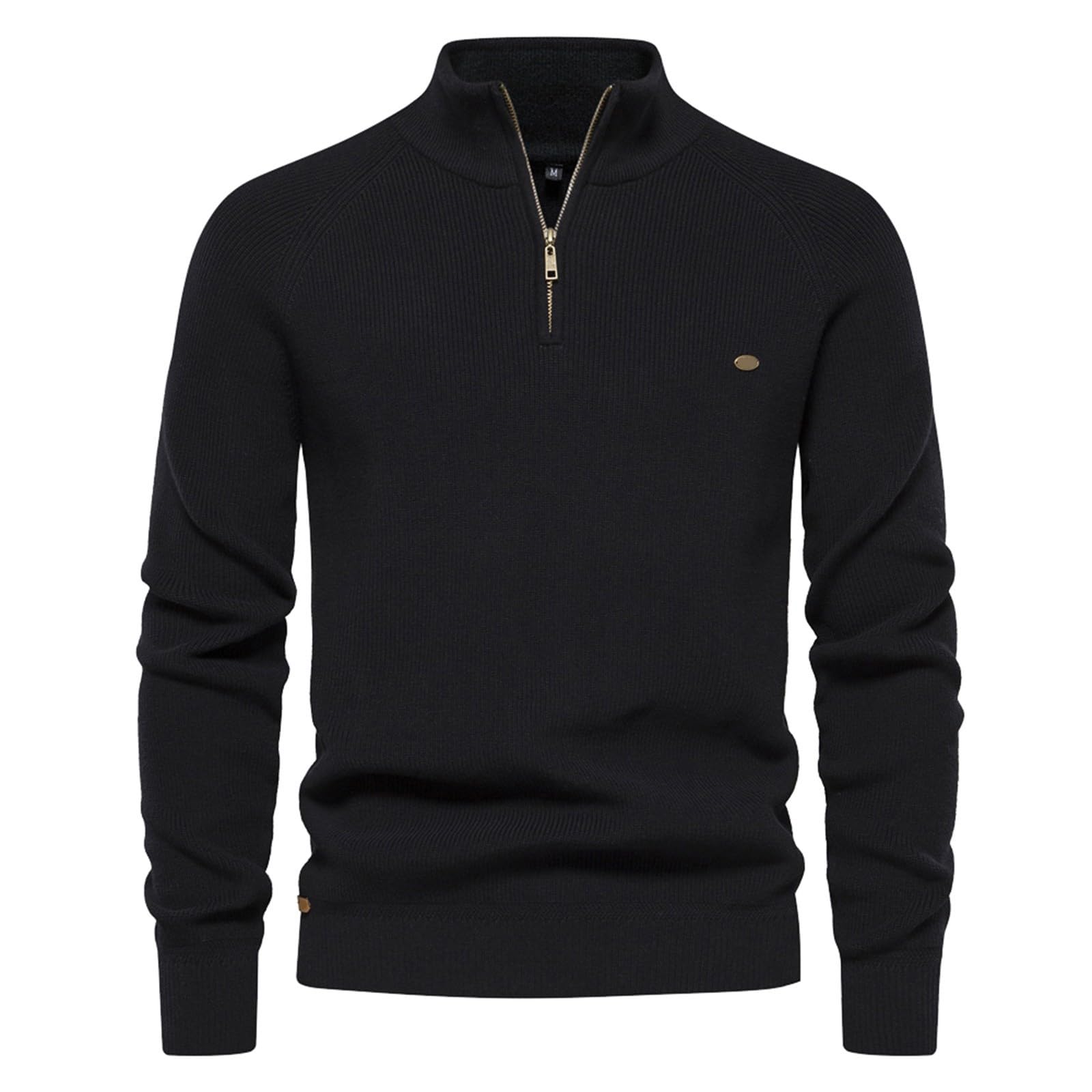 Generico Pullover Dolcevita Uomo a Collo Alto Maglione Maglia a Cavo Slim Fit a Maglia Collo Alto Lavorato Pullover Dolcevita Basic Maglia Termica Pesante Invernale Lupetto Uomo Invernale