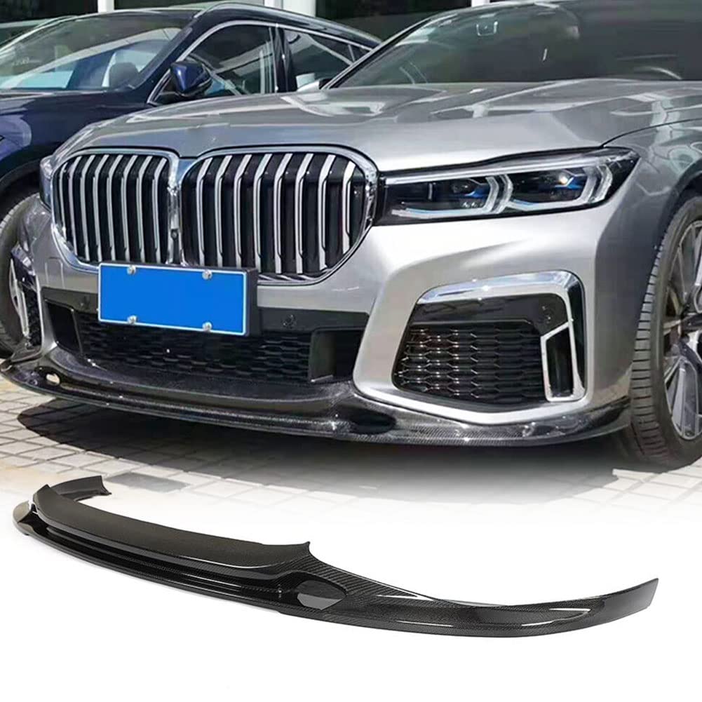 Amazon.com: Carbon Fiber Front BumperLip for BMW 7 Series G11 740i 750i ...