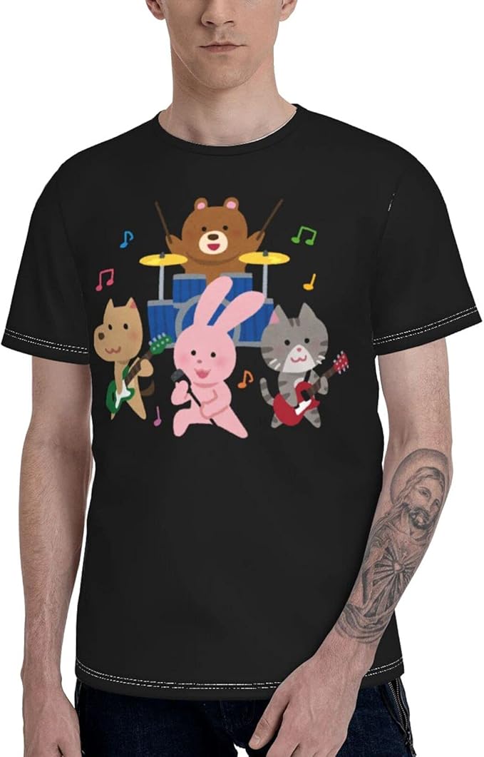 Amazon Co Jp 夏服いらすとや 2 シンプル 通学 ティーシャツ 通勤 ポロしゃつ メンズ なつふく ファッション Tシャツ ｔシャツ メンズ 半袖 ポリエステル 丸首 ショートスリーブ 速干 ユニセックス ファッション