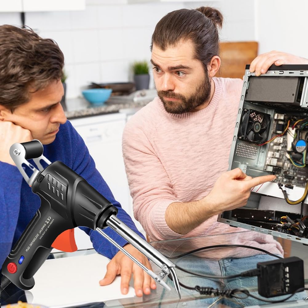 CEWROM Outil de soudage laser industriel, pistolet à souder automatique, appareil de soudage portable à une main, robuste pour éliminer la rouille, couper et souder