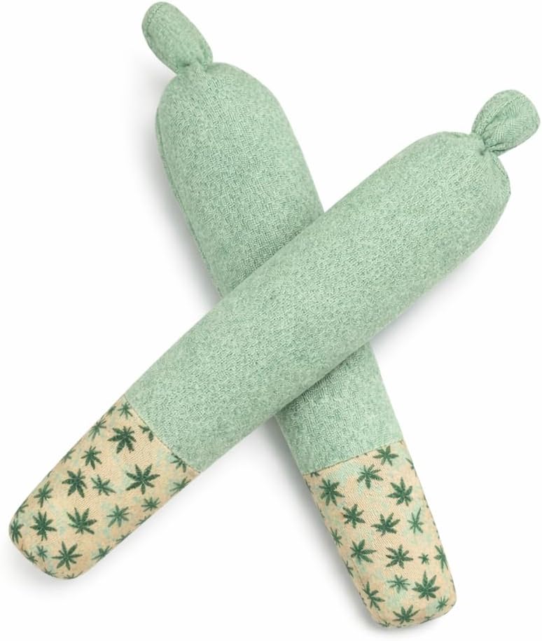 Hoovy Green Doobie Juguete Sonoro para Perros 2 Unidades