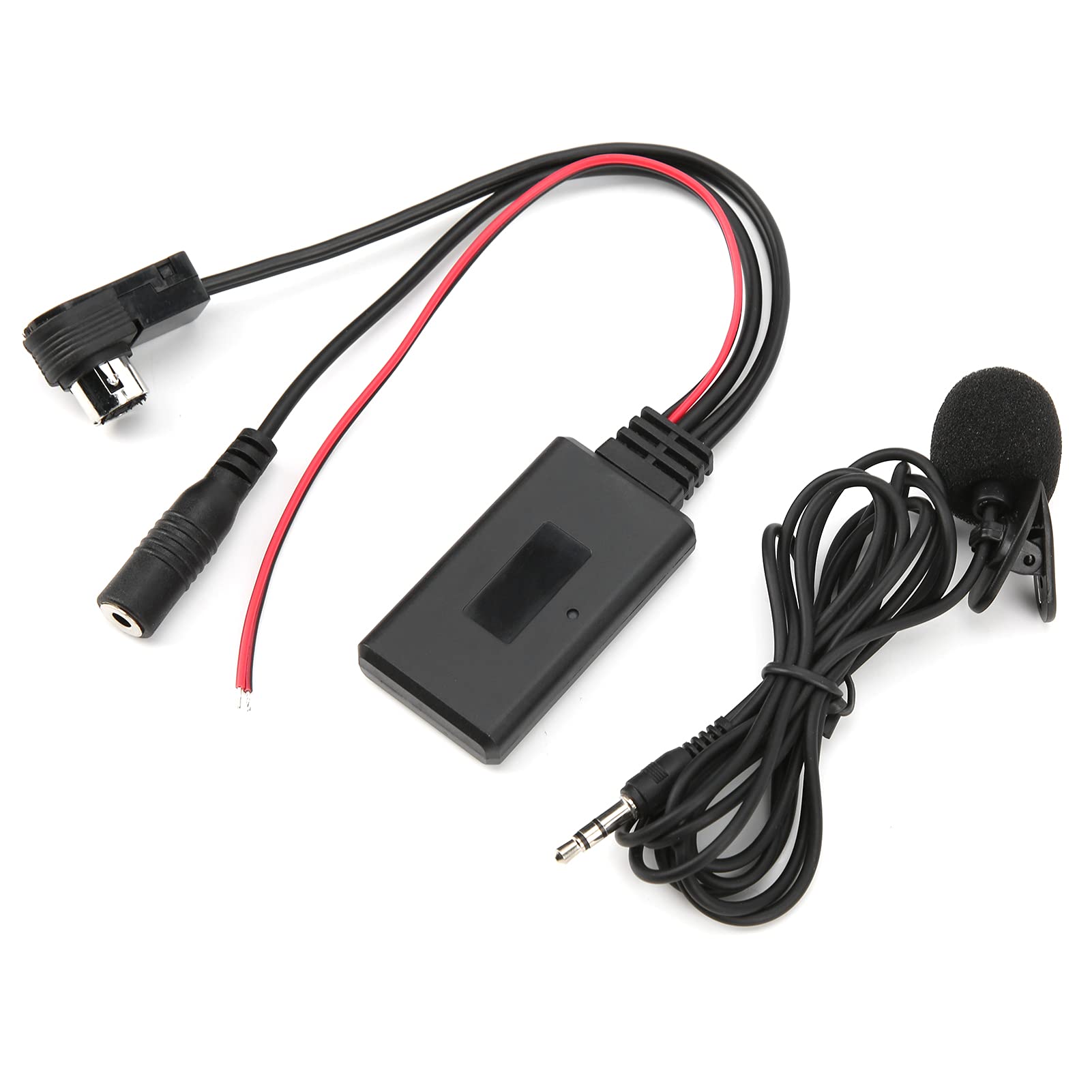 SIXRUN Cavo Adattatore Bluetooth 5.0 con Microfono Vivavoce Plug and Play, Compatibile con 2.0 3.0 4.0, Supporto Streaming Musicale e Chiamate, per Dispositivi CDA Series IDA Series