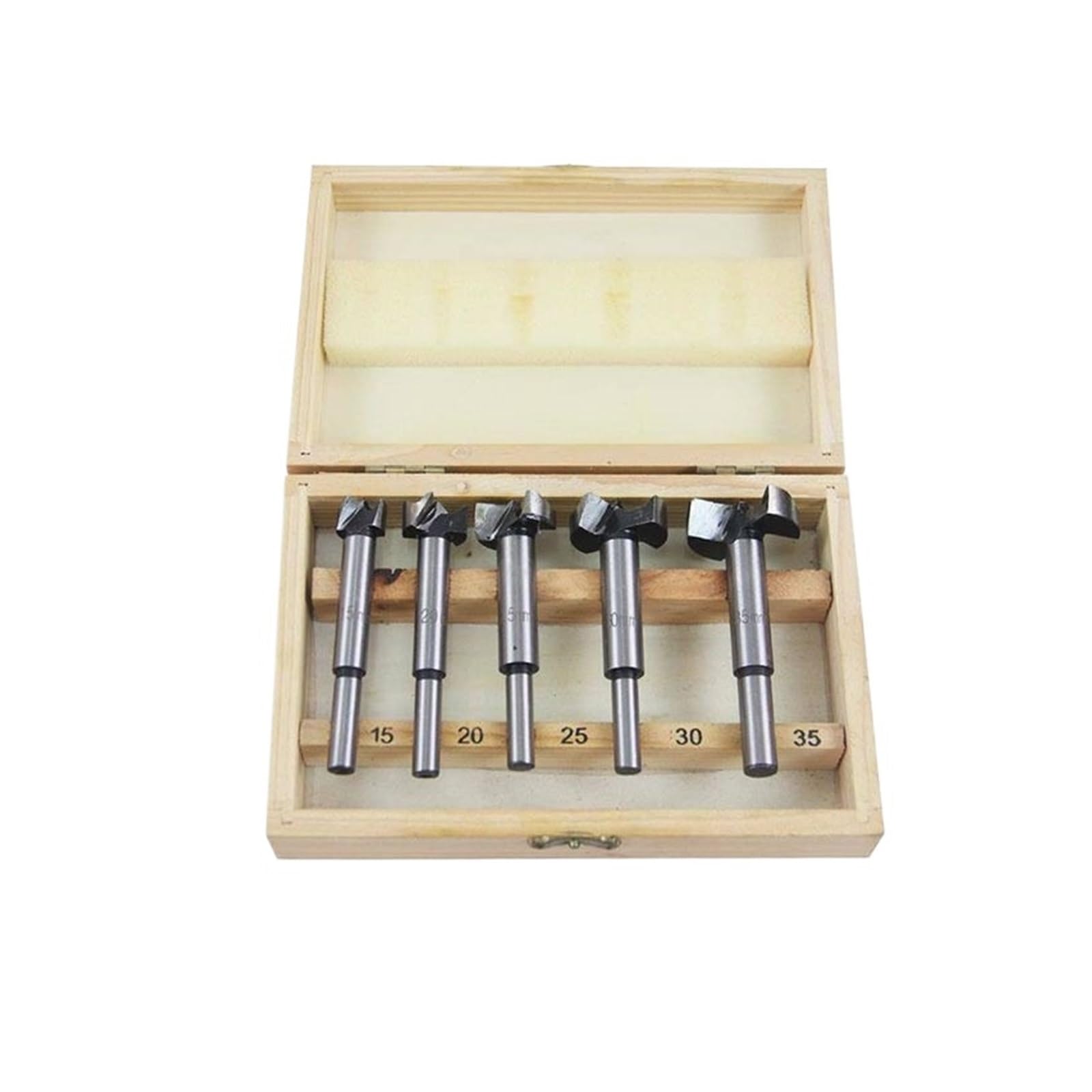 Juego De 5/16 Brocas Forstner For Madera, Sierra De Corona Autocentrante For Carpintería, Accesorios For Herramientas Eléctricas Con Caja De Almacenamiento