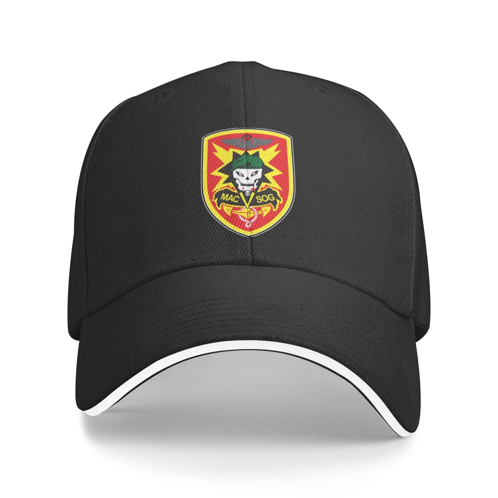 Us Army MACV-SOG Unisex Cap Sandwich Baseball Cap Classic Trucker Cap Adjustable Casquette Dad Hat