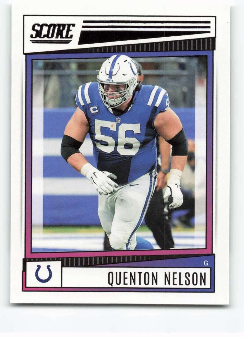 2022 Score #10 Quenton Nelson NM-MT Indianapolis Colts Football NFL