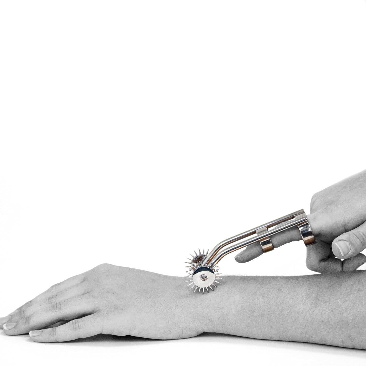 Zackenrad mit 2 Rollen | Nervenrad | Nadelrad | Wartenberg | Sensibilitätstest | Neurotest | EDELSTAHL