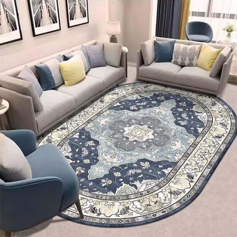 Alfombras ovaladas de pelo corto: confort y elegancia para la sala