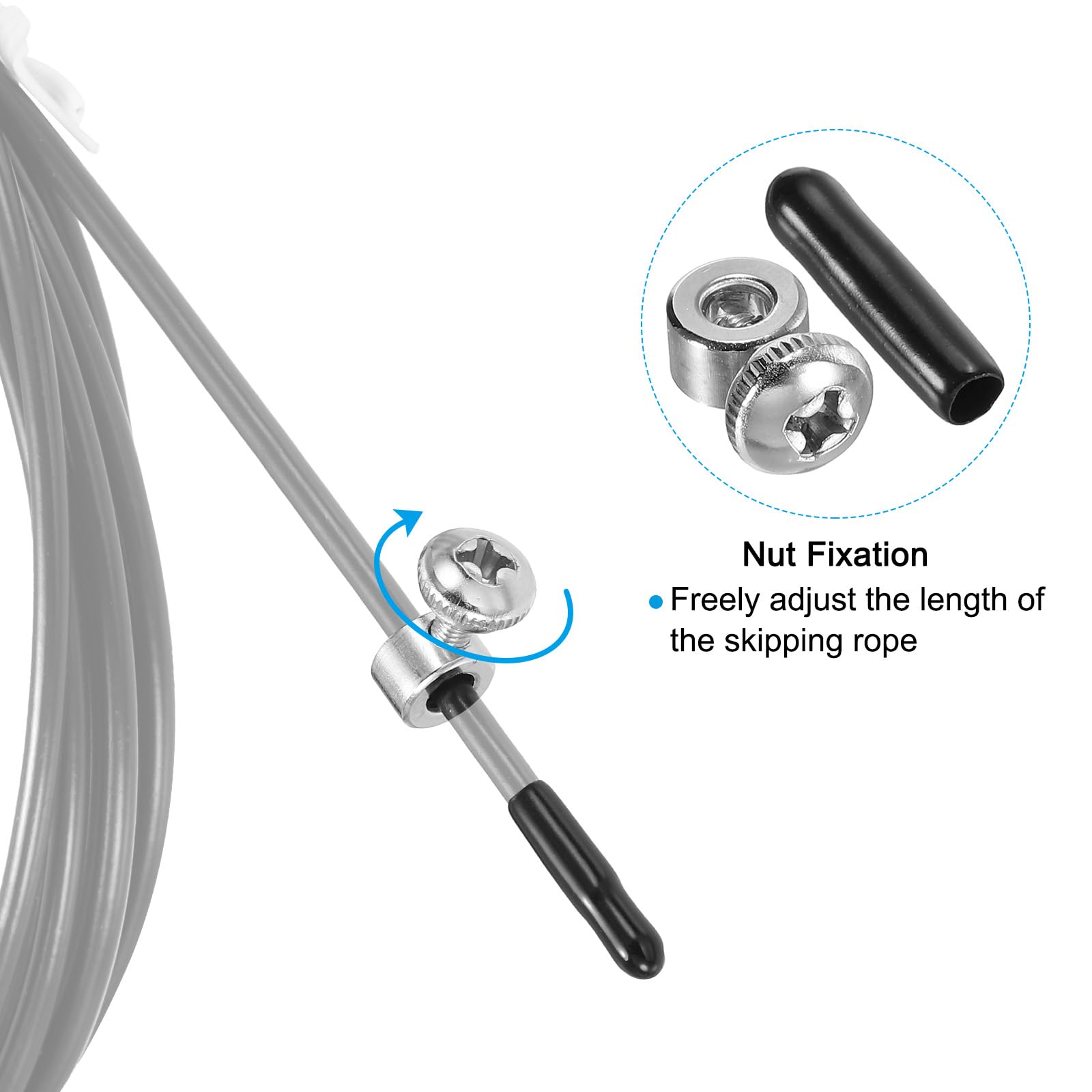 PATIKIL Replacement Adjustable Screws and End Caps Set, 15 Sets Jump ...