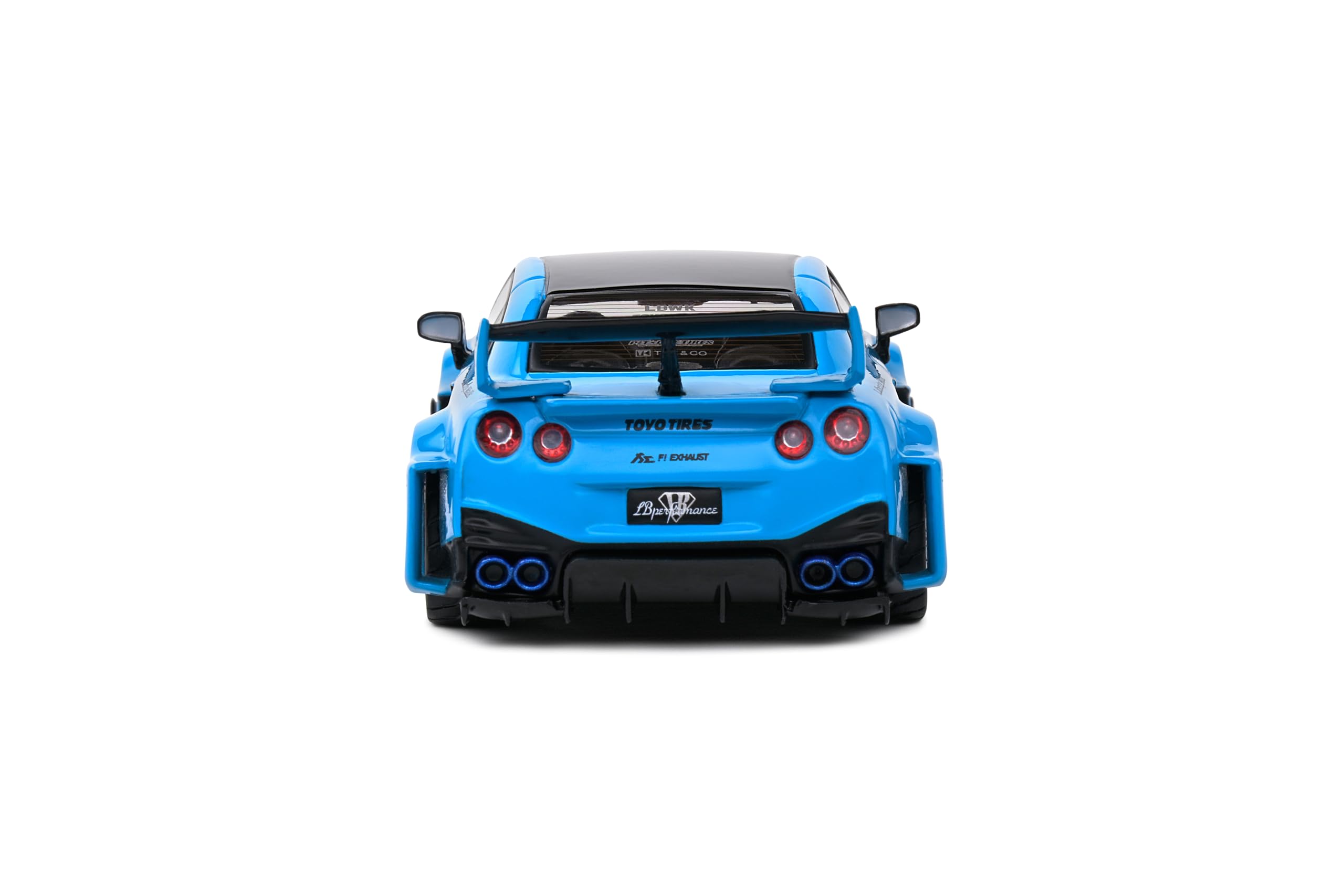 Amazon | ソリド 1/43 日産 GT-R R35 LBシルエット 2019 ブルー