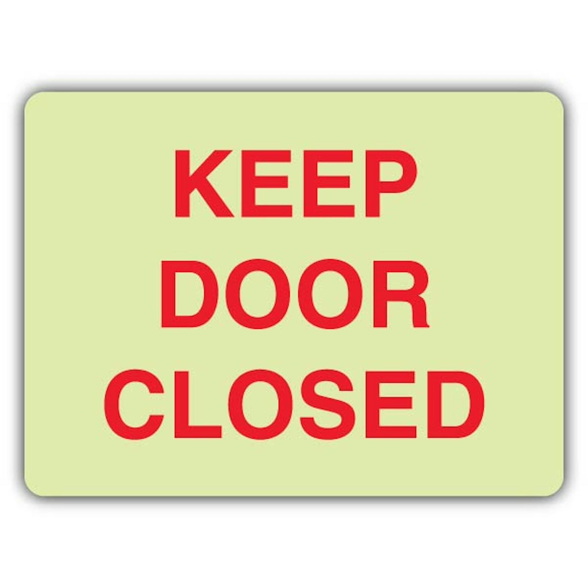 V Safety Keep Door Closed Panneau rigide triple lueur 400 x 300 mm