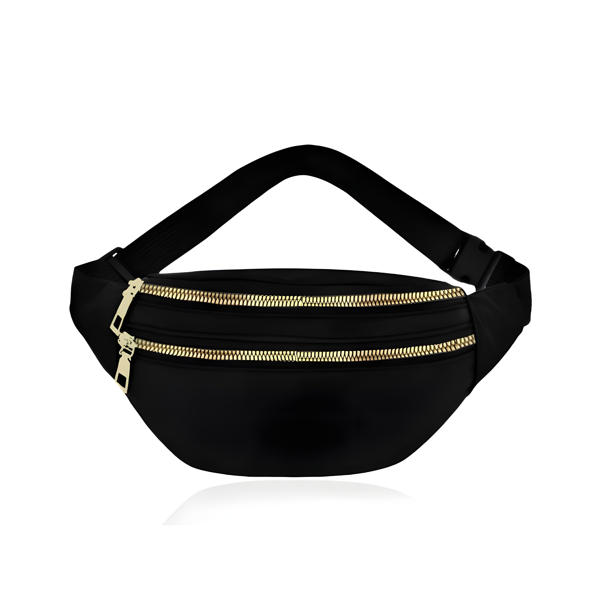 Waist Bag Black color Stylish Fashion Belt Bag for Girls Daily Use Chest Bag-image-48