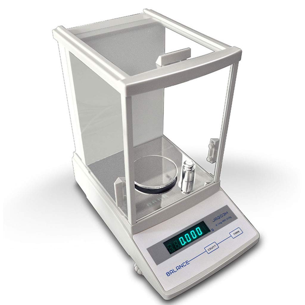MZPWJD Analytical Balance, Lab Electronic Platform Scales Digital Analytic Industrial Counting Balance Scale 110/210g Capacity, 0.001 G Readability, External Calibration