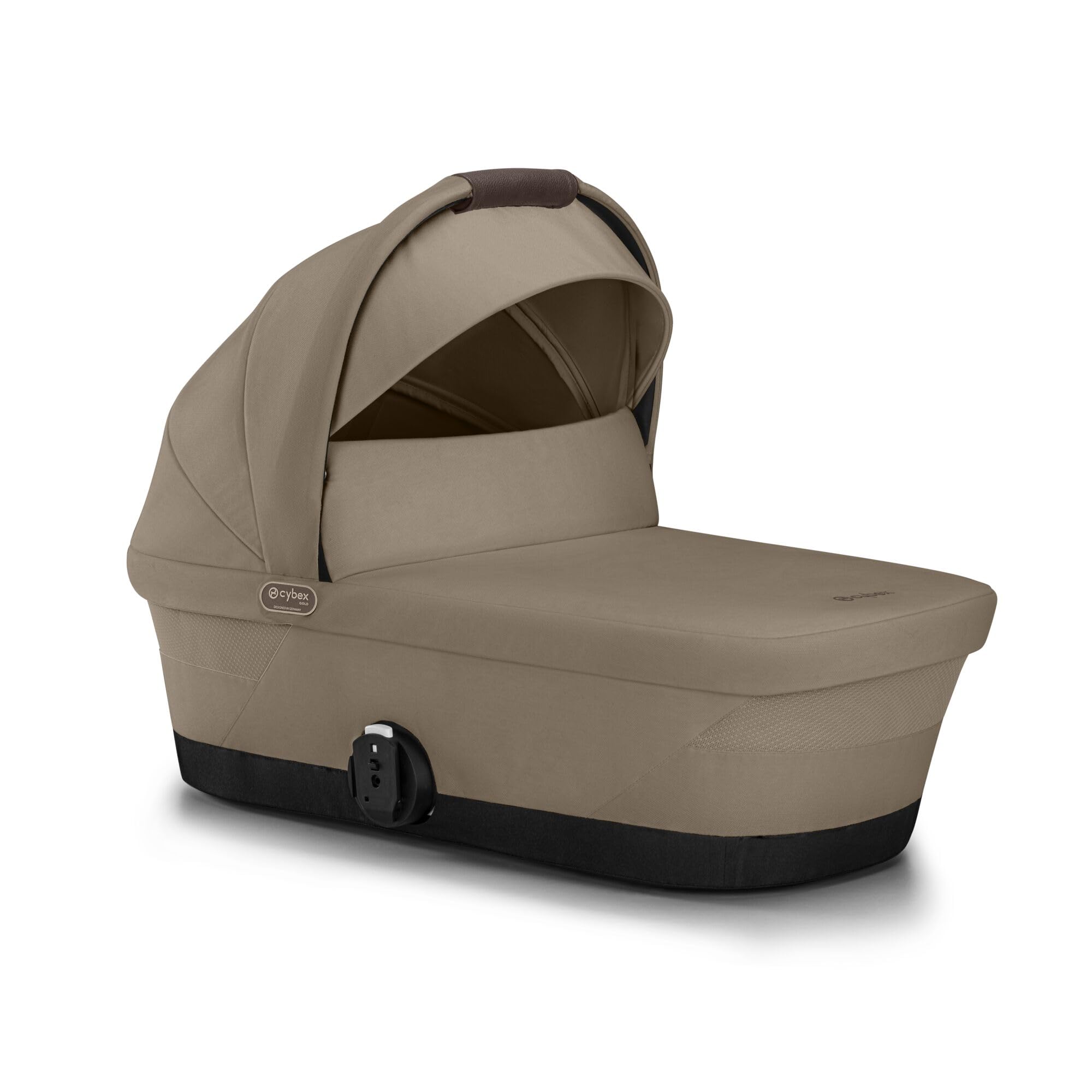 CYBEX Navicella per culla Gold GAZELLE S, dalla nascita a circa 6 mesi (max. 9 kg), per CYBEX Gazelle S ed e-Gazelle S, beige mandorla