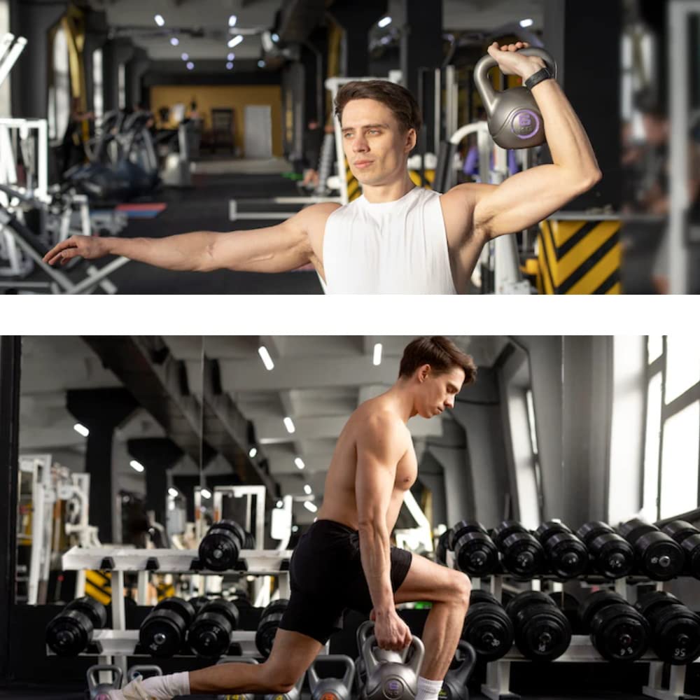 Kugelhantel 20 kg Crossfit Gewichte für Training zu Hause und Fitnessstudio Squat Widerstand