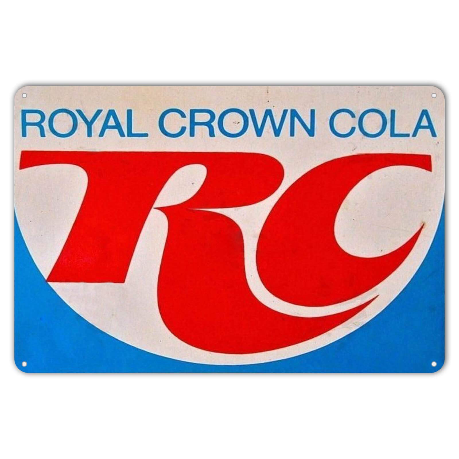 Buy Metal Tin Sign Royal Crown RC Cola Logo Soda Pop Ad Vintage Style