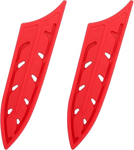 Vista 258 de XYJ Juego de 2 fundas de cuchillo de seguridad para cuchillos, protector de borde, funda universal para cuchillos, chef, cuchillo de cerámica