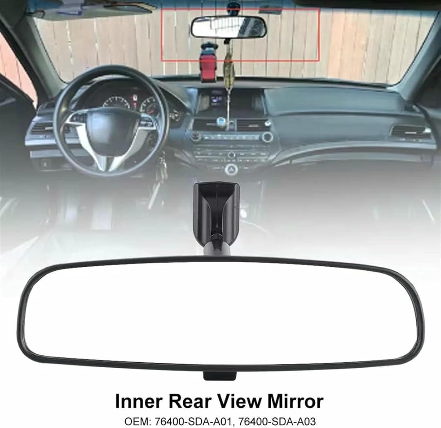 Car Interior Rearview Mirror For Accord For Civic For CR-Z For Insight 76400-SDA-A01 Car Interior Rear View Mirror Inside Reflective Glass 76400-SDA-A03