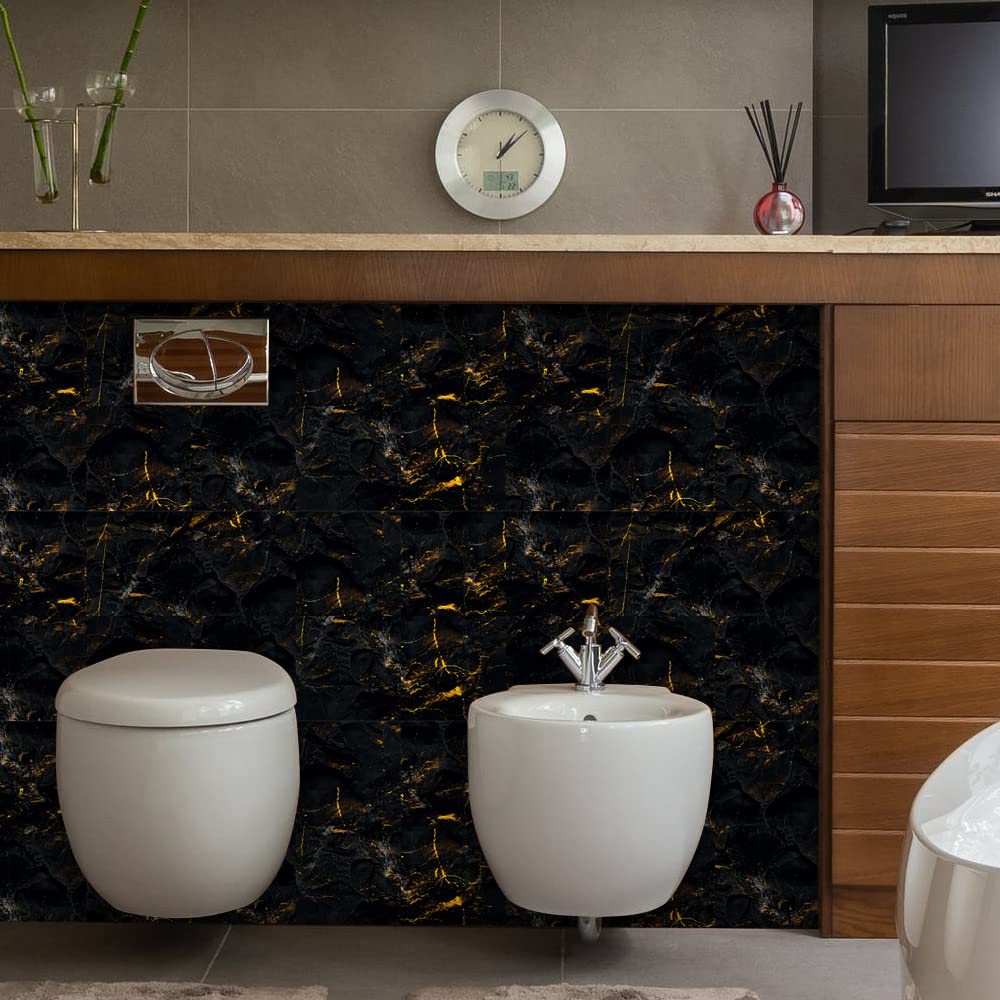 Adesivi Per Piastrelle Murali Marmorizzate 20x20cm - 20 Pezzi In PVC Autoadesivo