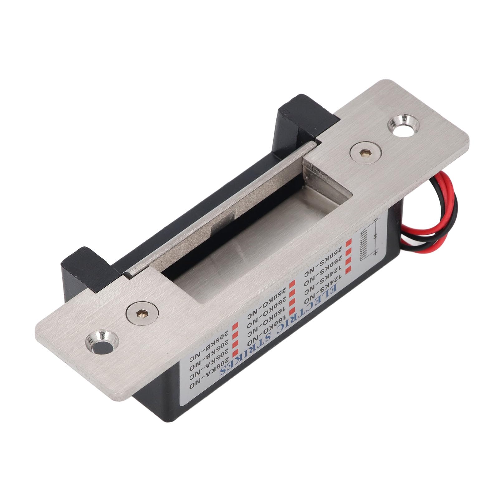Cocoarm Gâche Électrique Acier Inox 12V NC/NO