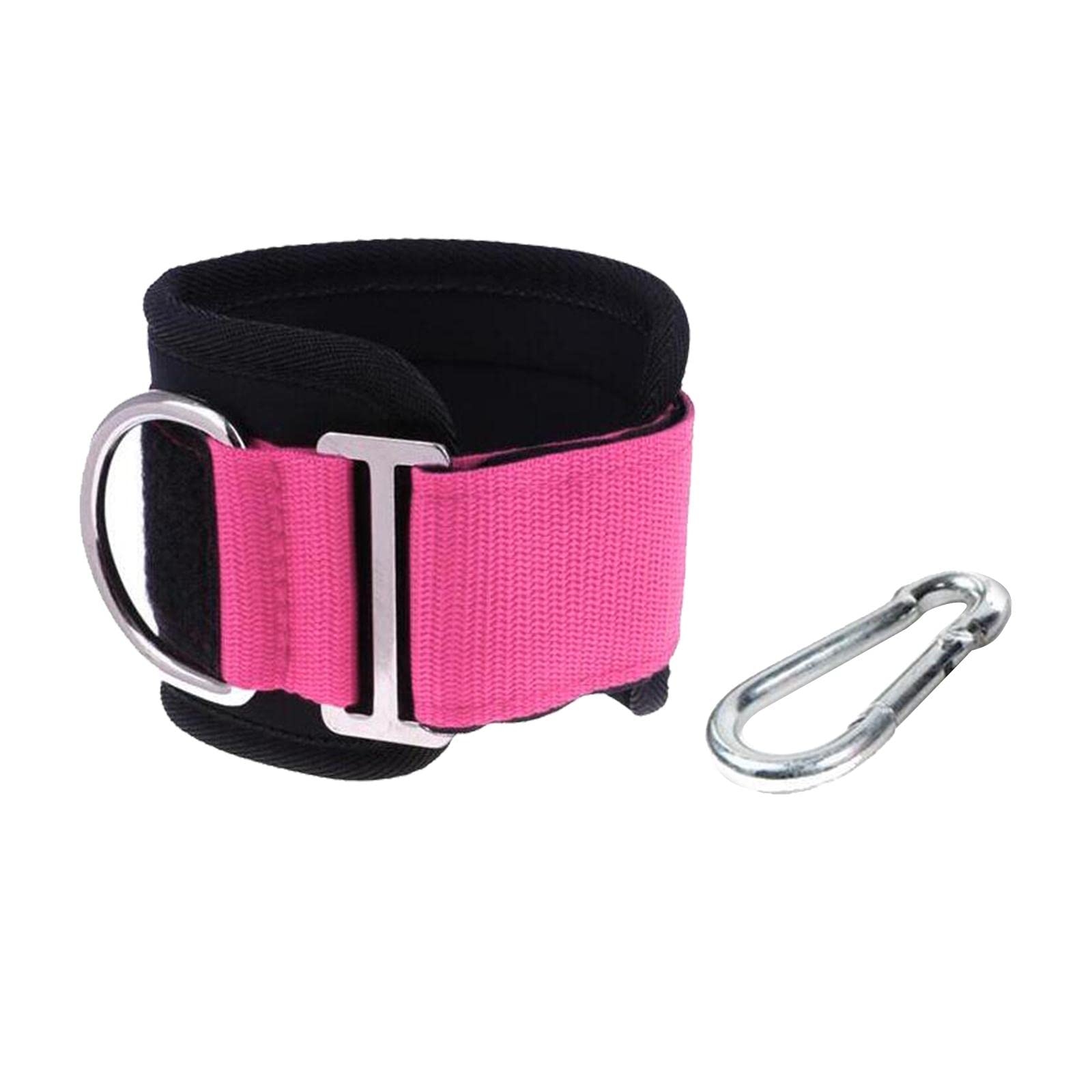 Ankle Strap Cable Attachment D-Ring Leg Weight Lifting Exercise Pink|Sporting Goods|Fitness Running & Yoga|Strength Training|Home Gym Attachments-image-49