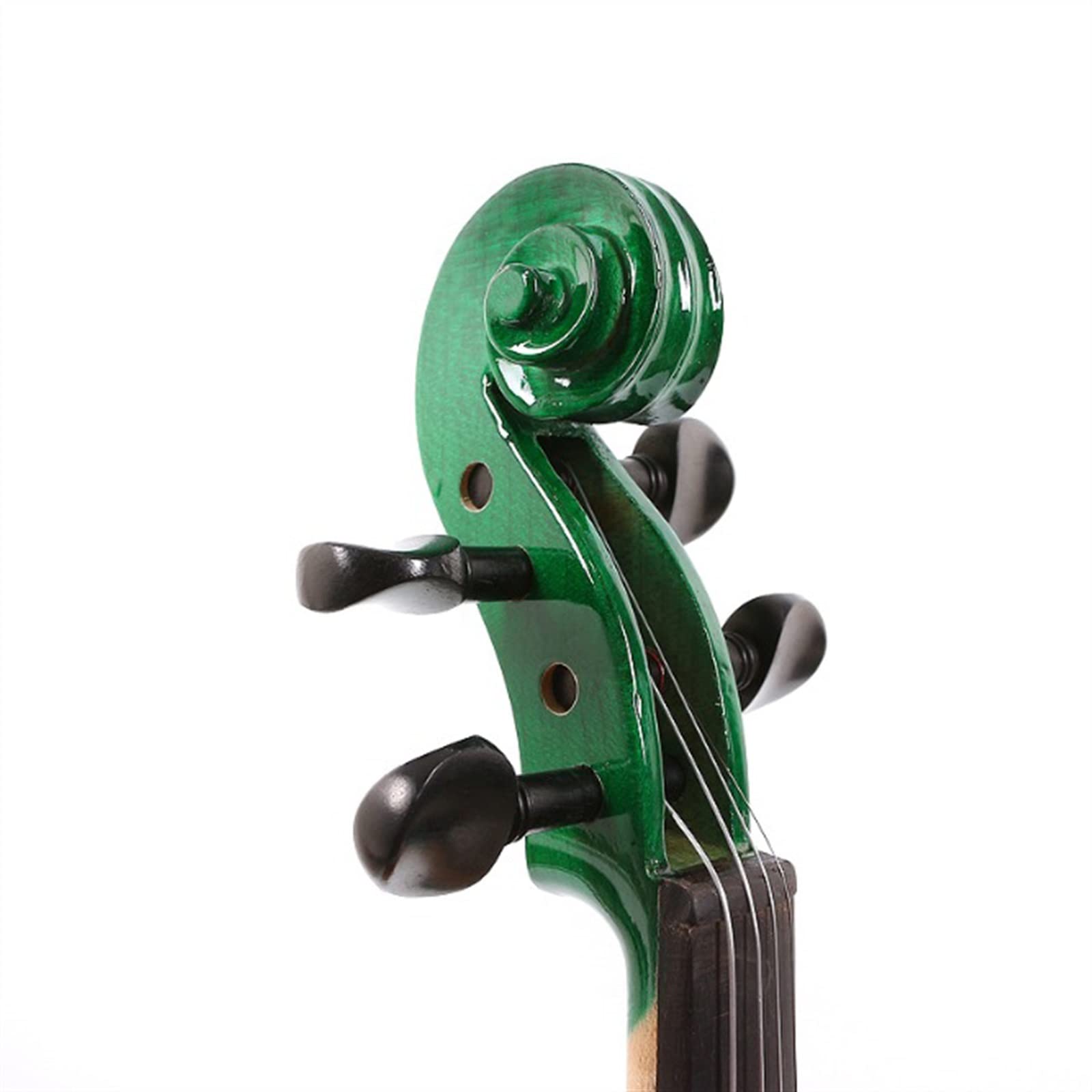 4/4 Violino Massello di Acero Abete Fatto A Mano Violino Strumento Musicale Ebano Raccordi Custodia Rigida Violini per Studenti