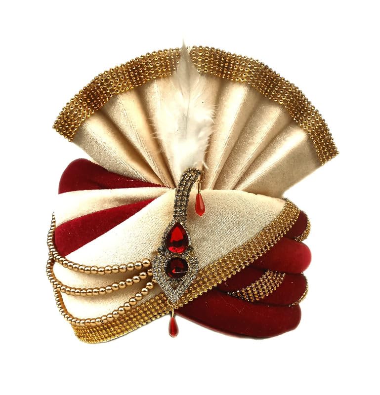 Dulha/Bridegroom/Wedding Pagdi/Safa/Turban/Sehra for Men-