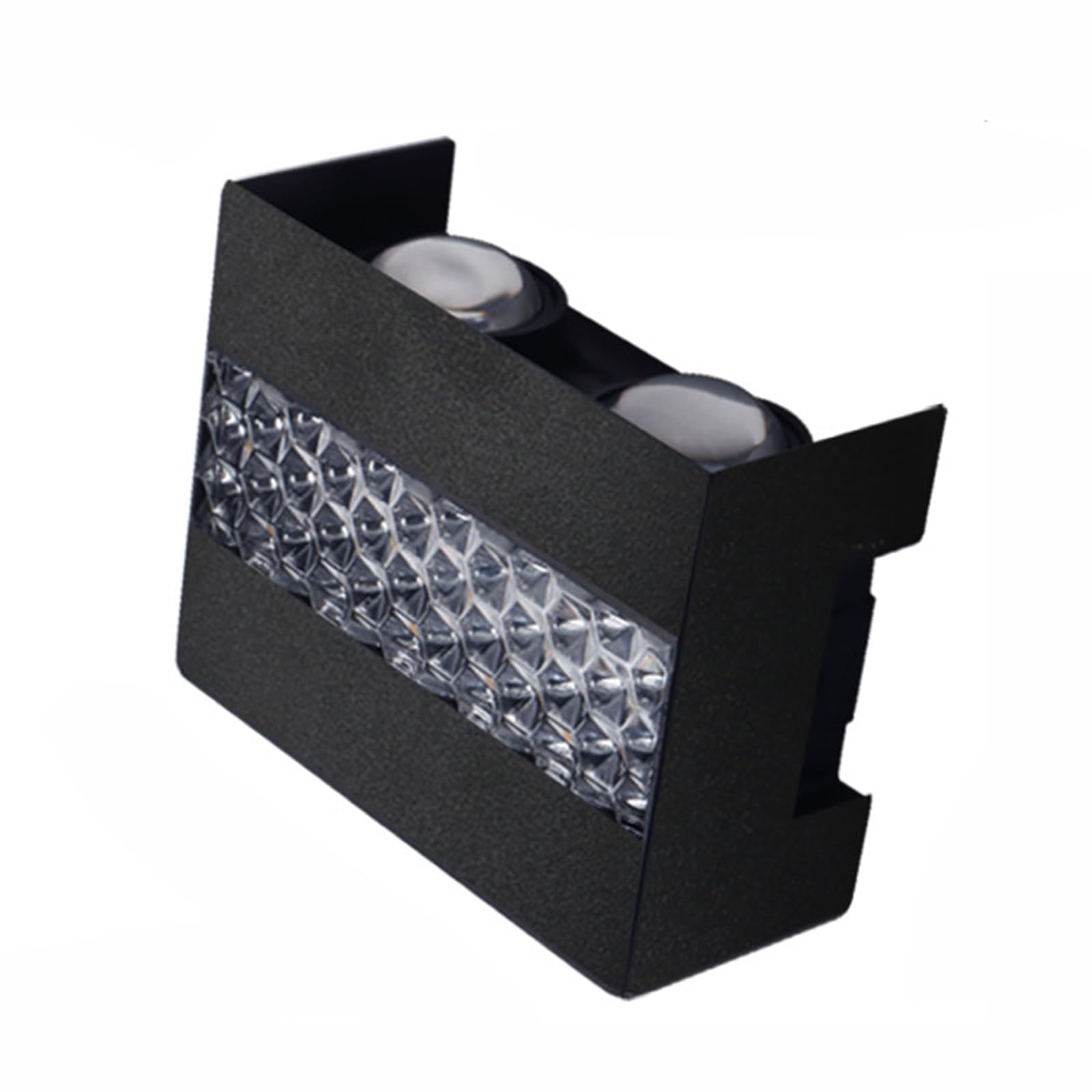 HBBursts Outdoor Waterproof Wall Lamp ABS Material Decorative Courtyard Light(Warm White,6W)