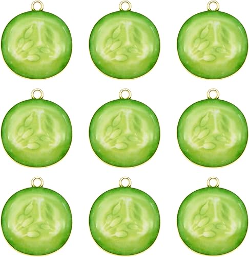 Miniatura 9 de JJG Race - Juego de 40 dijes chapados en oro surtidos de limón, sandía, naranja, fresa, manzana, delicados, colgantes de frutas para aretes,