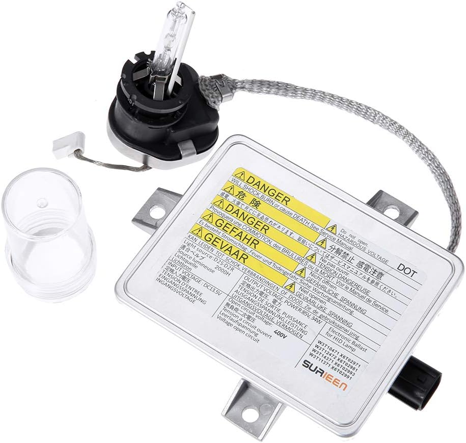 X6T02971 X6T02981 HID Xenon Headlight Ballast with Igniter and D2S Bulb Control Unit for 33119-S0K-A10, 33109-S0K-A02,W3T10471, Replacement for 2002-2005 Acura TL,2004-2005 Acura TSX,2004-2006 Mazda 3