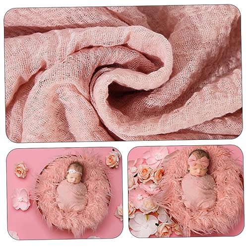 Nouveau-né accessoires photo d'anniversaire et ensemble de 3 couvertures bébé - 5