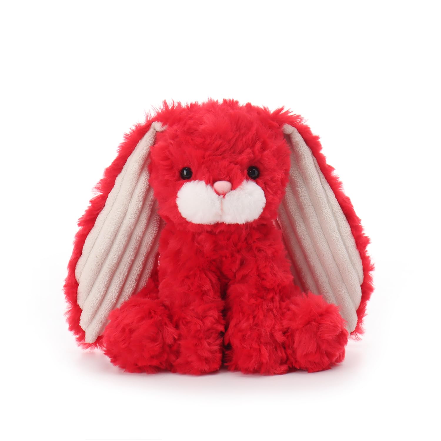 Apricot Lamb Red Rani Bunny Rabbit Soft Stuffed Animal Plush Toys 8"
