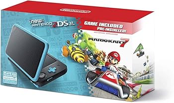 Amazon.com: New Nintendo 2DS XL - Black + Turquoise With Mario