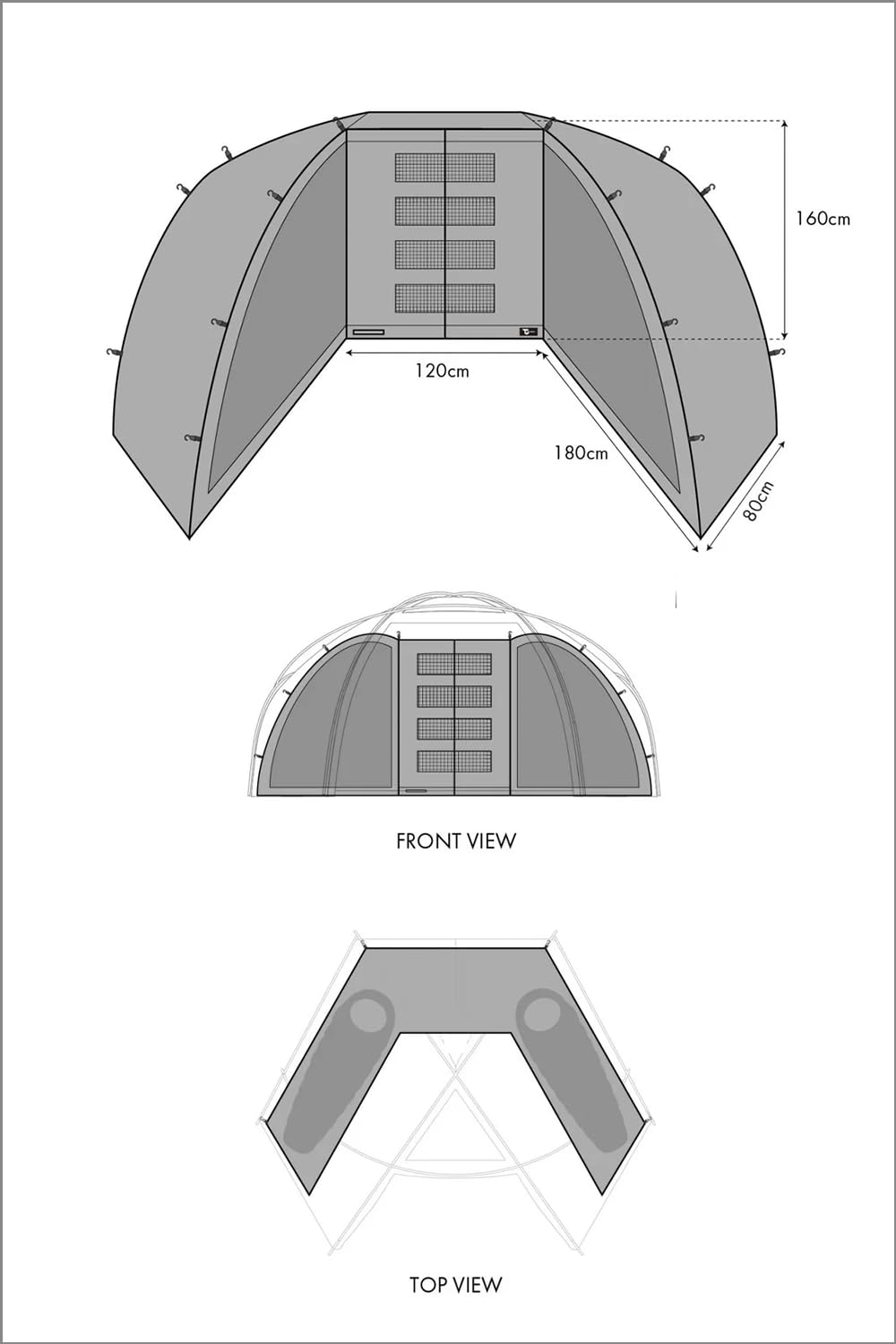Amazon.co.jp: TOKYO CRAFTS ハビソル デュオテント 【2人用/ドーム型