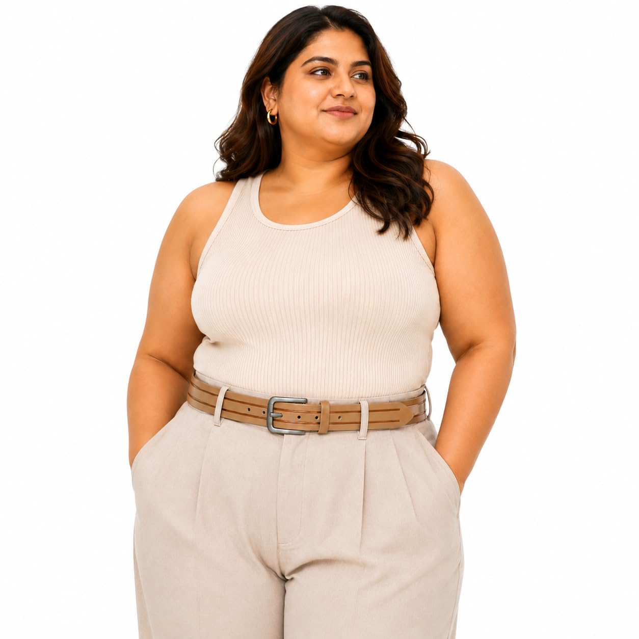 Plus Size Women's Stylish Belt, Casual Fashion Waist Belt for Women-image-20