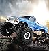 EAZYRC X FMS Fcx24 Smasher 1/24 RC Crawler RTR, RC Monster Truck 4x4, 8+ kph 2-speeds Transmission Off-Road with Battery,USB Charger and 2.4Ghz Remote Control for Adult (blue)