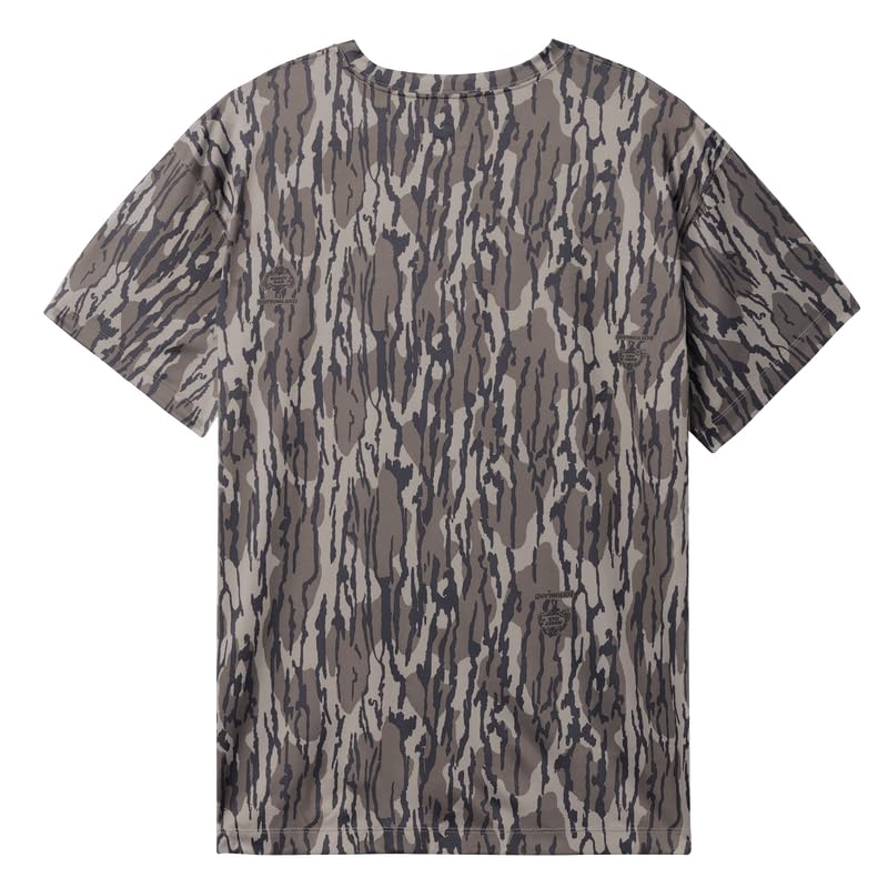 Mossy Oak Men's Sun Protection Shirts for Fishing, Swim, and UV Protection Short Sleeve2