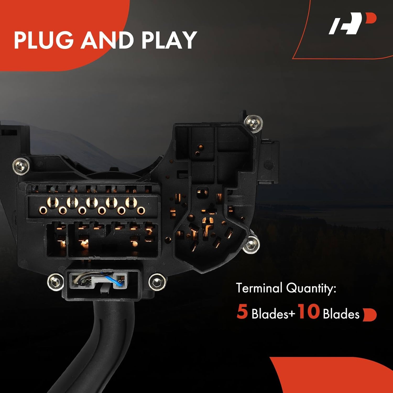 A-Premium Windshield Wiper and Washer Switch Assembly Compatible with Nissan Quest & Mercury Villager, 1999 2000 2001 2002