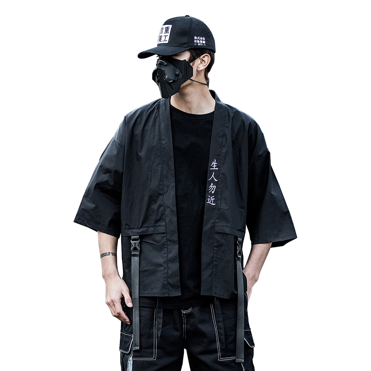 MFCT Men's Japanese Kimono Samurai T-Shirt