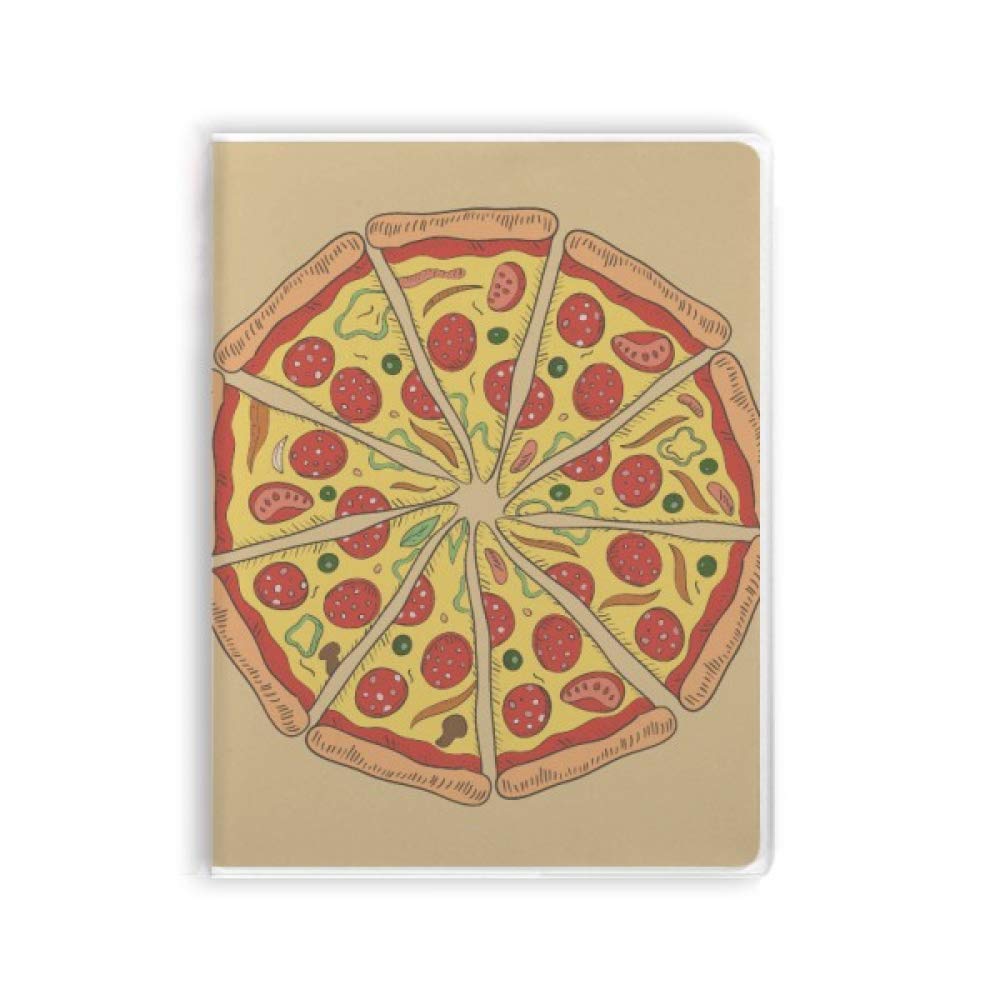 Carnet de notes Peppers Pizza Italy souple imprimé tomates de qualité