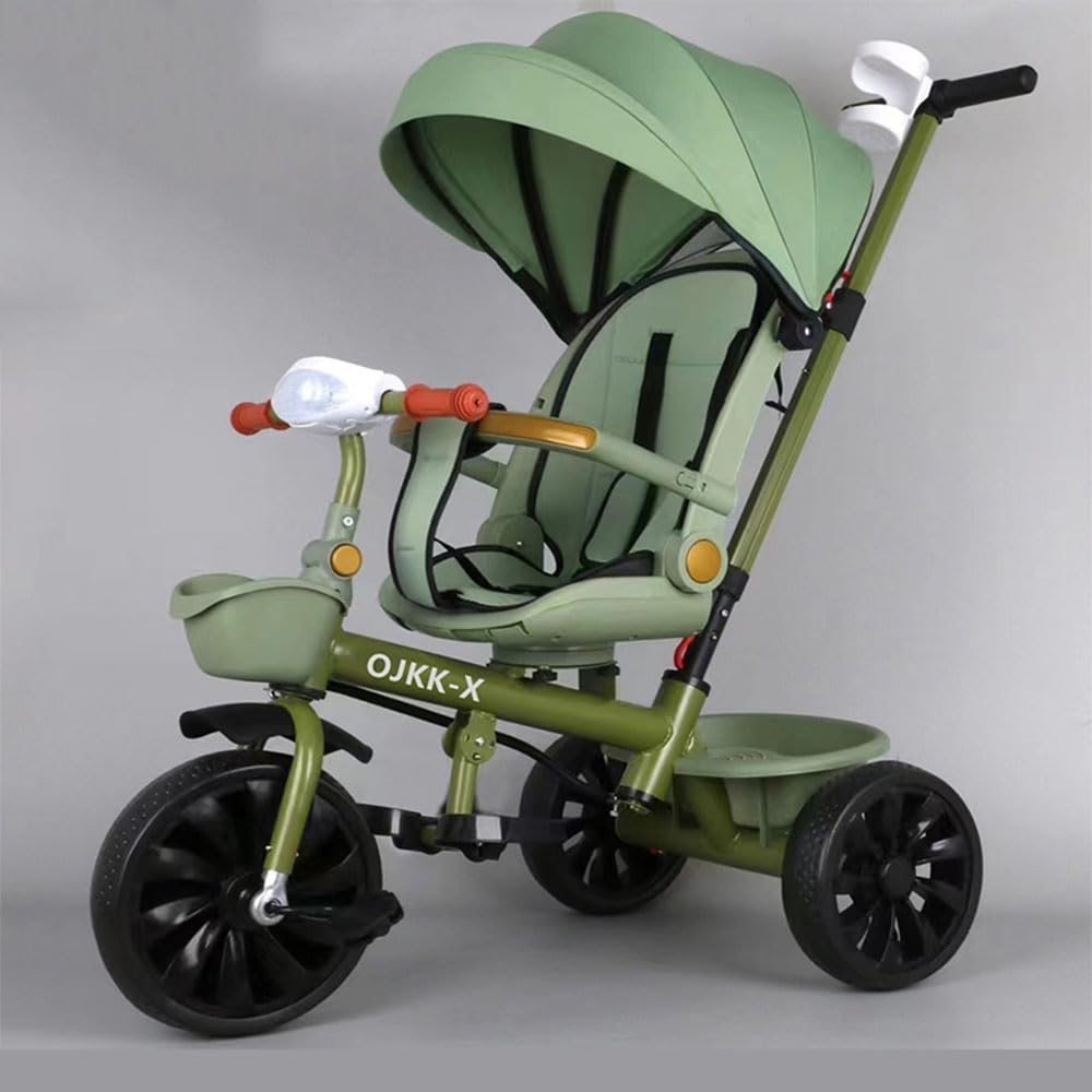 Amazon.co.jp: 子供三輪車 ベビーカー ペダル付き三輪車 1台6役 三輪車