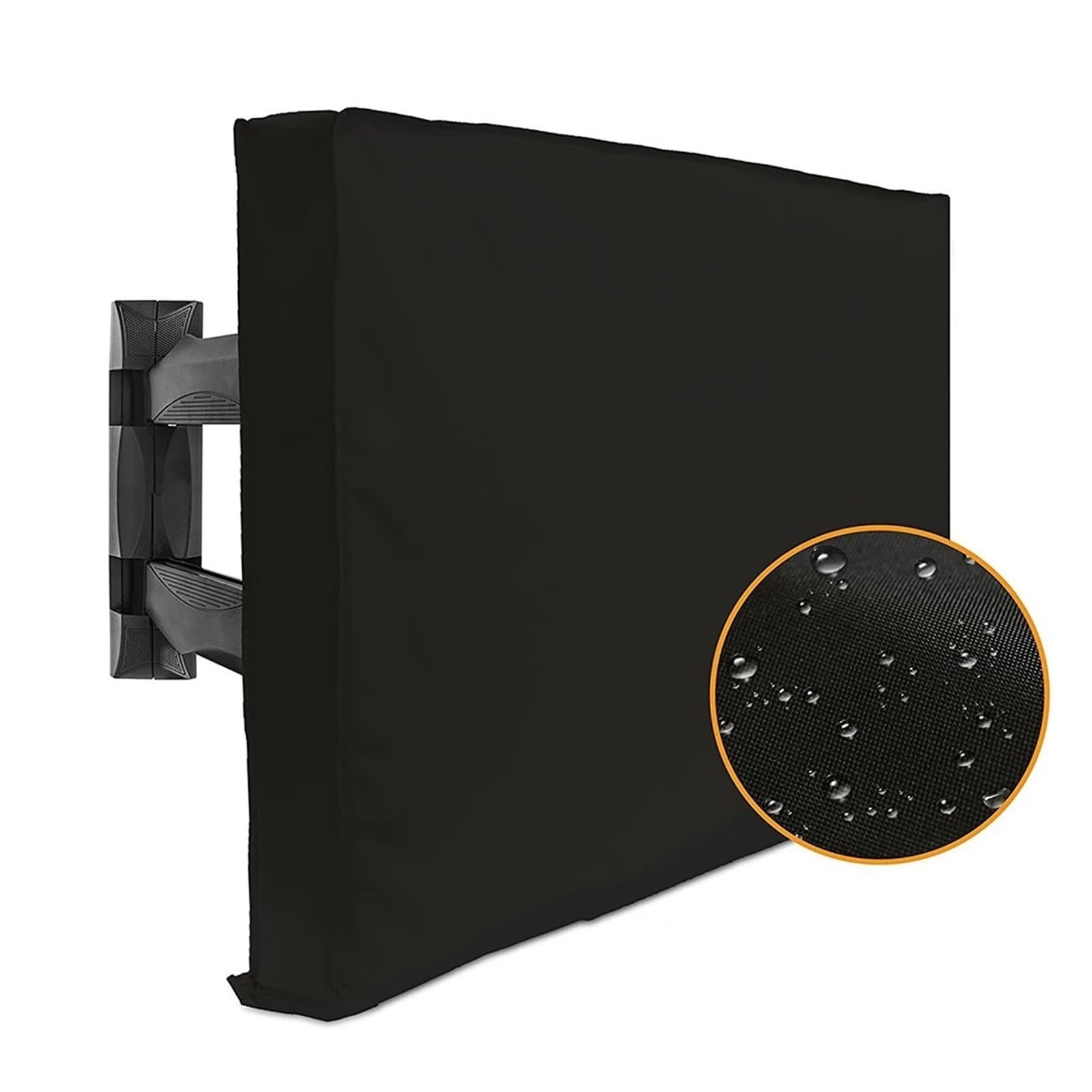 Funda For Televisor TV Cubierta de for exteriores a prueba intemperie y polvo Beige 70 "75" 40 "46" 50 "55" 60 "65" Pantalla protectora for Jardín Patio al aire libre(Black,FOR 46-48inch TV)