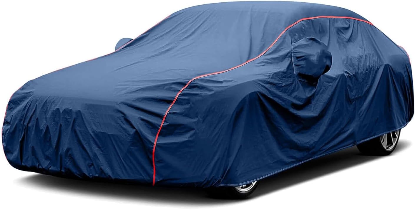 MADAFIYA Heavy-Duty Car Cover for Compatible with Nissan Sunny (2014 to 2025 All Models) Deluxe Car Protection Cover โ Waterproof & UV-Resistant All-Season Exterior Protection