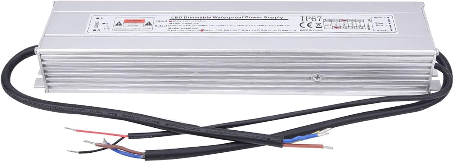 Respicefinem Dimmable Power Supply LED IP67 Input AC220 240V 50 60Hz Output 24V 100W 4.17A for Commercial Office Lighting and Strip Lights