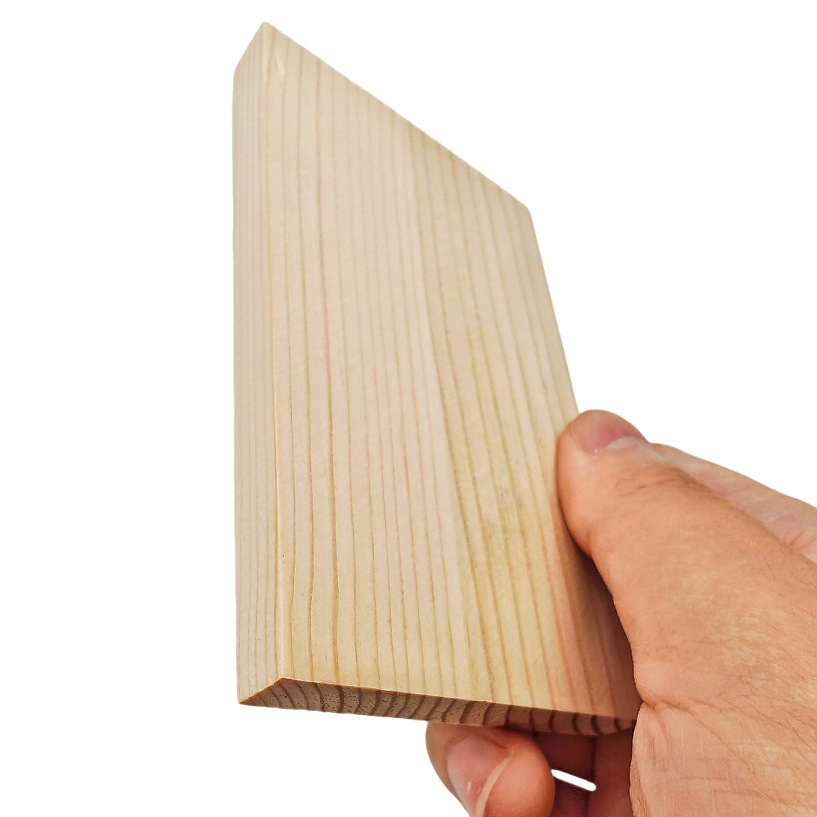 10PCS Rectangle Wood Boards Unfinished Wood Blocks for Crafting 10x6x1cm Blank Whittling Wooden Blocks for Carving,Painting & Burning - Image 4