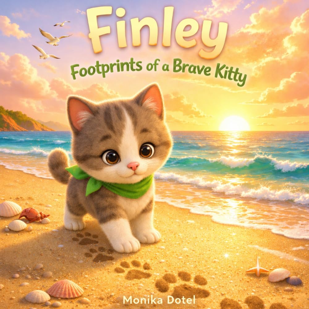 Finley Footprints of a Brave Kitty