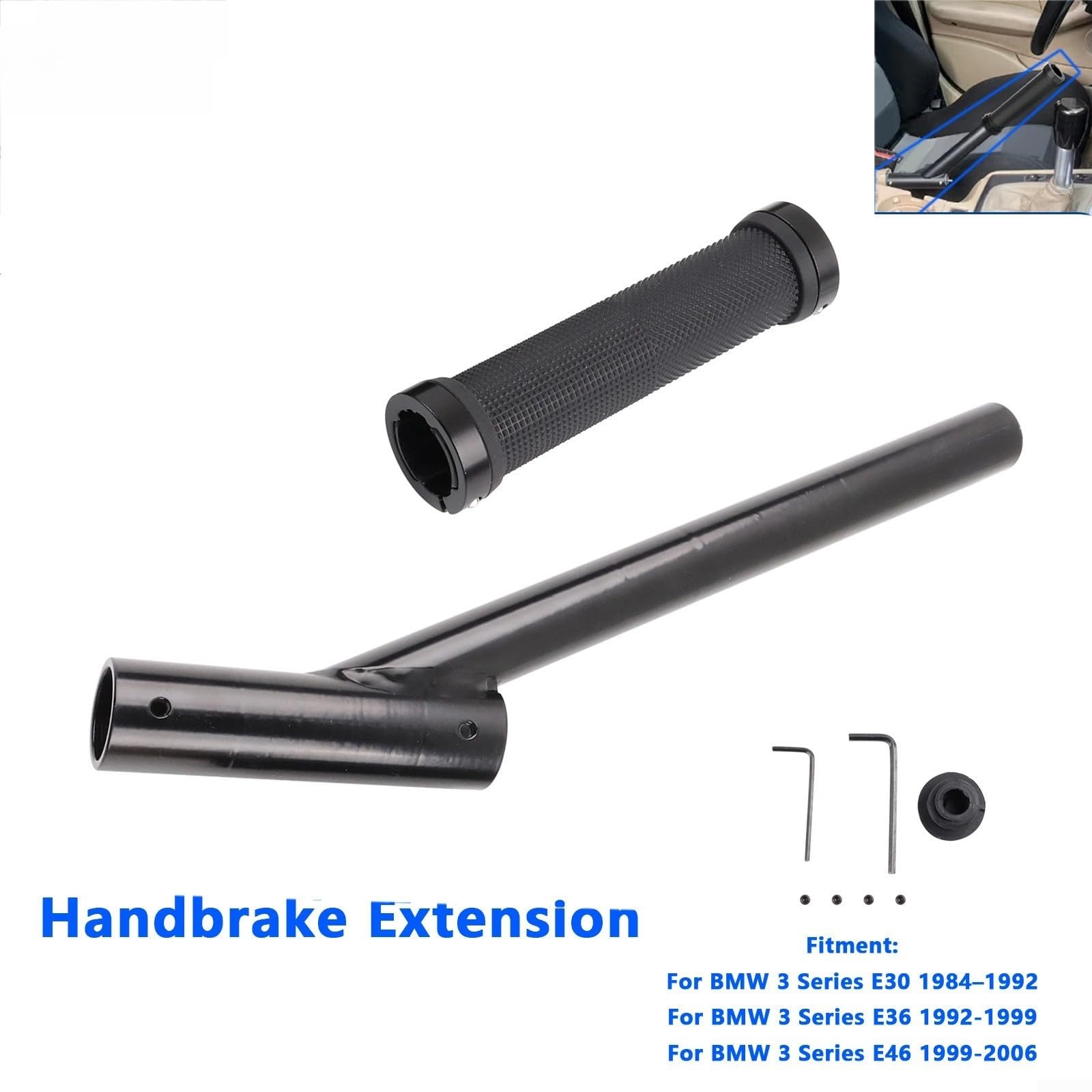 Kit de extensión de freno de mano de diámetro interior de 21 mm diseñado para BMW para E30 E36 E46 Z4 para mejorar la facilidad de enganche del freno de mano